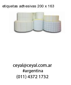 etiquetas adhesivas 200 x 163