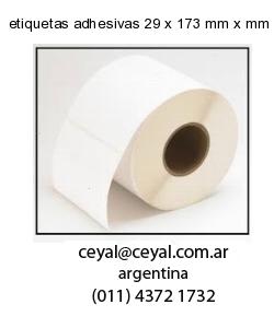etiquetas adhesivas 29 x 173 mm x mm