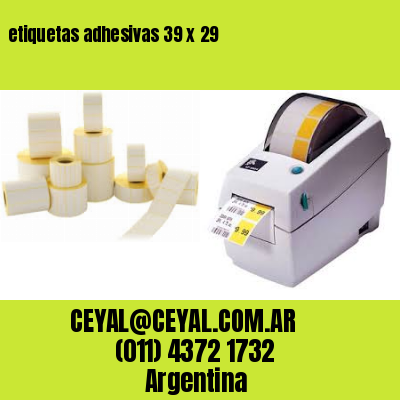 etiquetas adhesivas 39 x 29