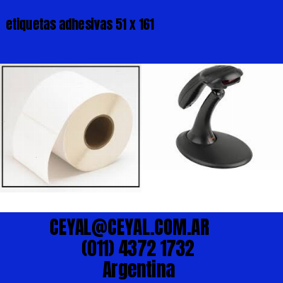 etiquetas adhesivas 51 x 161