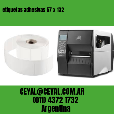 etiquetas adhesivas 57 x 132