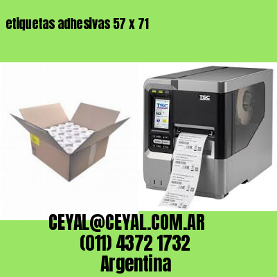 etiquetas adhesivas 57 x 71