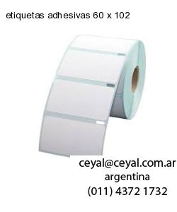 etiquetas adhesivas 60 x 102
