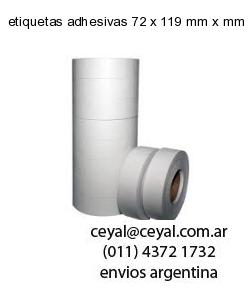 etiquetas adhesivas 72 x 119 mm x mm