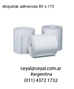 etiquetas adhesivas 80 x 173