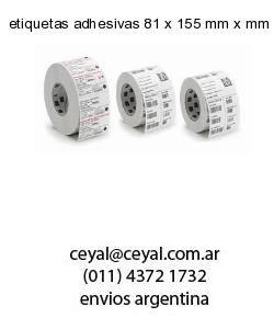 etiquetas adhesivas 81 x 155 mm x mm