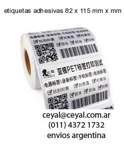 etiquetas adhesivas 82 x 115 mm x mm