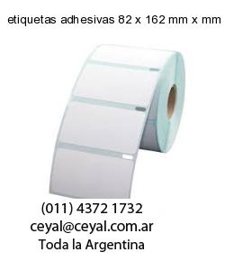 etiquetas adhesivas 82 x 162 mm x mm