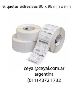 etiquetas adhesivas 88 x 95 mm x mm
