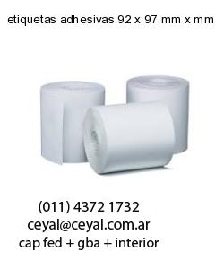 etiquetas adhesivas 92 x 97 mm x mm