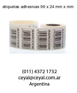 etiquetas adhesivas 99 x 24 mm x mm