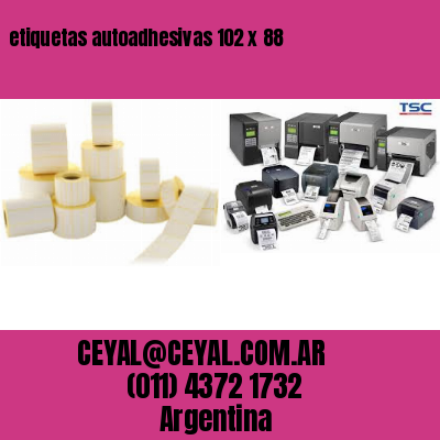 etiquetas autoadhesivas 102 x 88