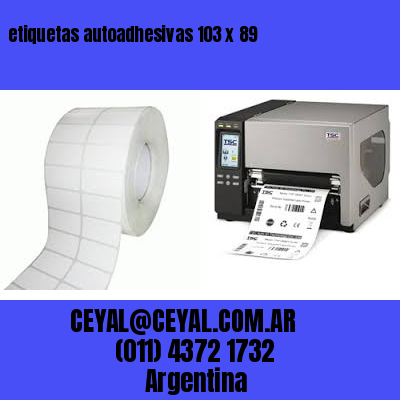 etiquetas autoadhesivas 103 x 89