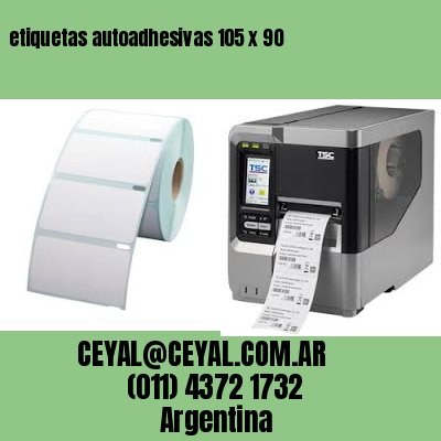 etiquetas autoadhesivas 105 x 90