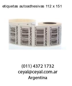 etiquetas autoadhesivas 112 x 151