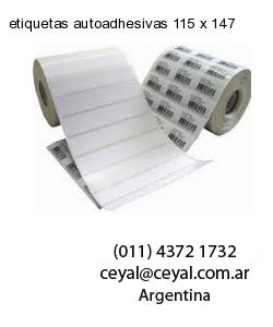 etiquetas autoadhesivas 115 x 147