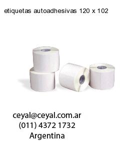 etiquetas autoadhesivas 120 x 102