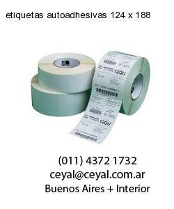 etiquetas autoadhesivas 124 x 188