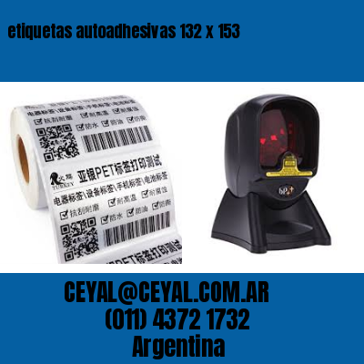 etiquetas autoadhesivas 132 x 153