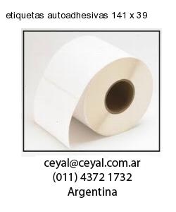 etiquetas autoadhesivas 141 x 39
