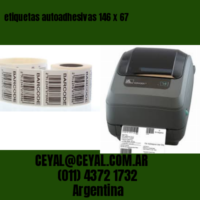 etiquetas autoadhesivas 146 x 67