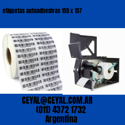 etiquetas autoadhesivas 155 x 157