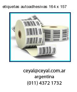 etiquetas autoadhesivas 164 x 157