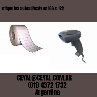 etiquetas autoadhesivas 166 x 122