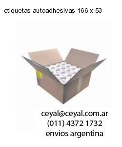 etiquetas autoadhesivas 166 x 53