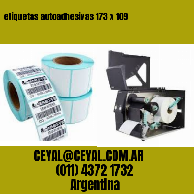 etiquetas autoadhesivas 173 x 109