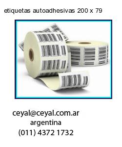 etiquetas autoadhesivas 200 x 79