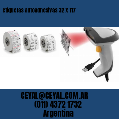 etiquetas autoadhesivas 32 x 117