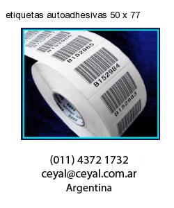etiquetas autoadhesivas 50 x 77