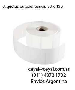 etiquetas autoadhesivas 56 x 135