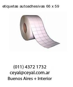 etiquetas autoadhesivas 66 x 59