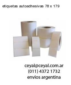 etiquetas autoadhesivas 78 x 179