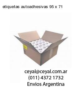 etiquetas autoadhesivas 95 x 71