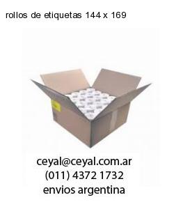rollos de etiquetas 144 x 169