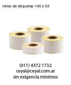 rollos de etiquetas 146 x 63