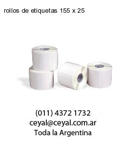 rollos de etiquetas 155 x 25