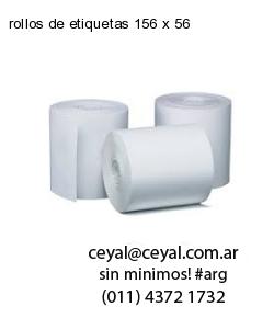 rollos de etiquetas 156 x 56