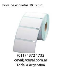 rollos de etiquetas 163 x 170