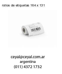 rollos de etiquetas 164 x 131