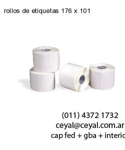 rollos de etiquetas 176 x 101