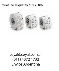 rollos de etiquetas 189 x 165