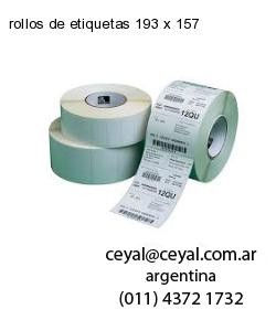 rollos de etiquetas 193 x 157