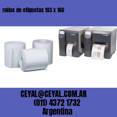 rollos de etiquetas 193 x 166