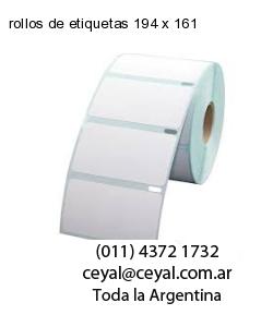 rollos de etiquetas 194 x 161