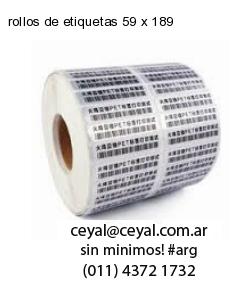 rollos de etiquetas 59 x 189