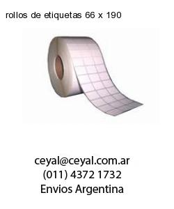 rollos de etiquetas 66 x 190